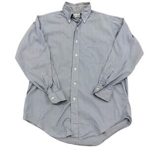Brooks Brothers 100% Cotton Striped Button Down Men’s Shirt Size 15-32